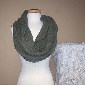 Olive Green Infinity Scarf